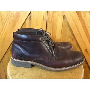Levis Leather Upper Lace Up Boots Brown Size 9.5